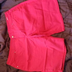 Just my size pink jean shorts plus size 24w